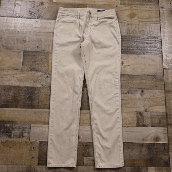 Vineyard Vines On-The-Go five pocket pant men's 31x32 light khaki